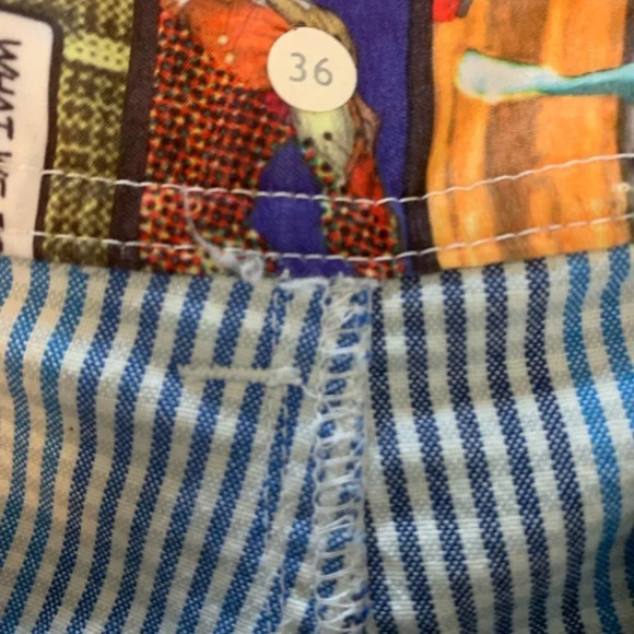 LULULEMON Men’s KAHUNA Golf Hiking Shorts Plaid Checkered Blue Size 36 Athletic - Picture 3 of 10